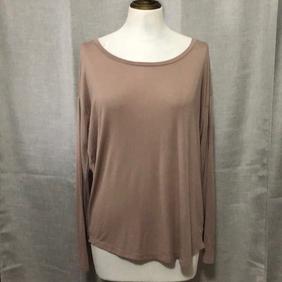 VS PINK-Oversized SleepShirt-XS-Dusty Mauve-CrewNeck-Soft Modal-EUC - Picture 2 of 14